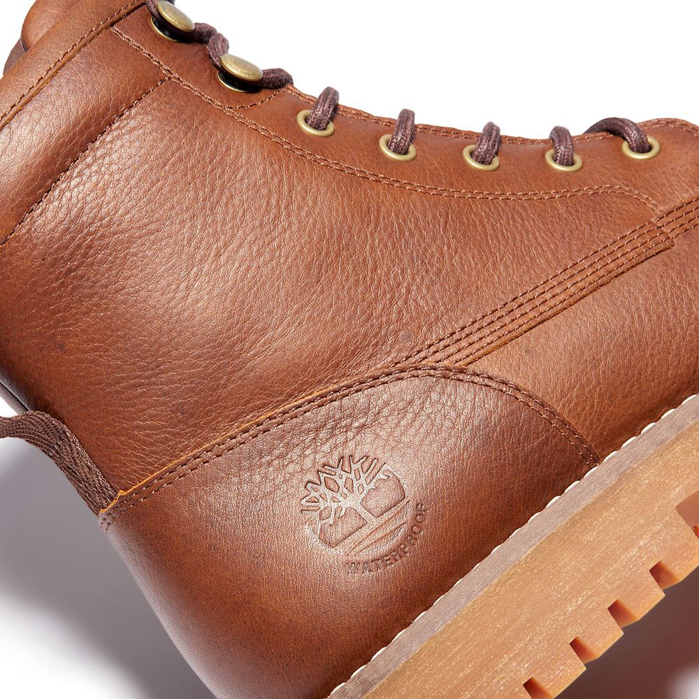 Timberland Μποτες Χιονιού Ανδρικα Καφε - Jackson\'s Landing Waterproof - Greece 9517438-XC